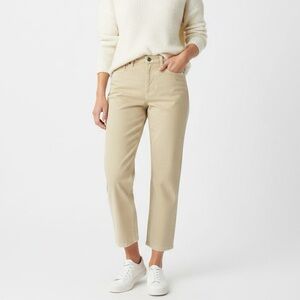 Banana Republic Premium Denim High-Rise Straight Jeans Size 10 butter milk NWOT